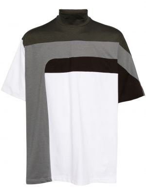 T-krekls džersija Kolor balts
