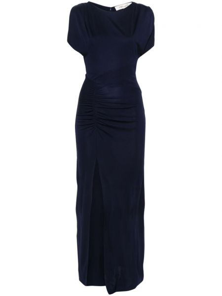 Вечерна рокля Dvf Diane Von Furstenberg синьо