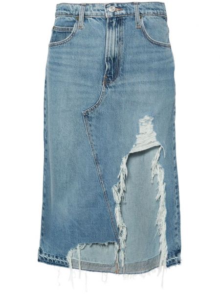 Traper suknja s izlizanim efektom Frame plava