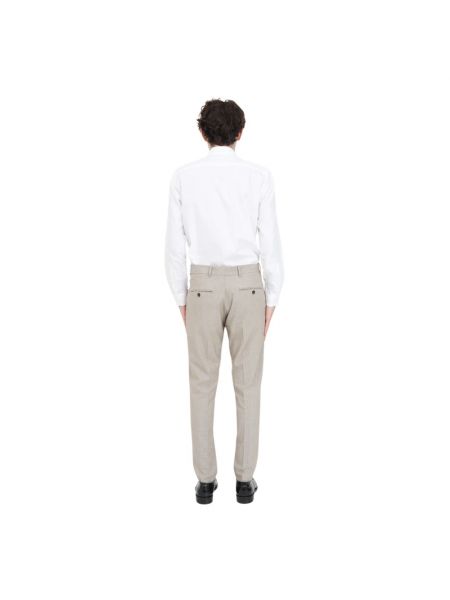Traje a cuadros Selected Homme beige