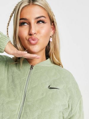 Зеленая куртка Nike