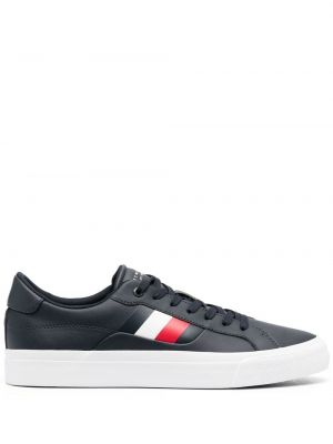 Lær sneakers Tommy Hilfiger blå