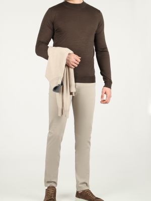 Пуловер Ferrante коричневый