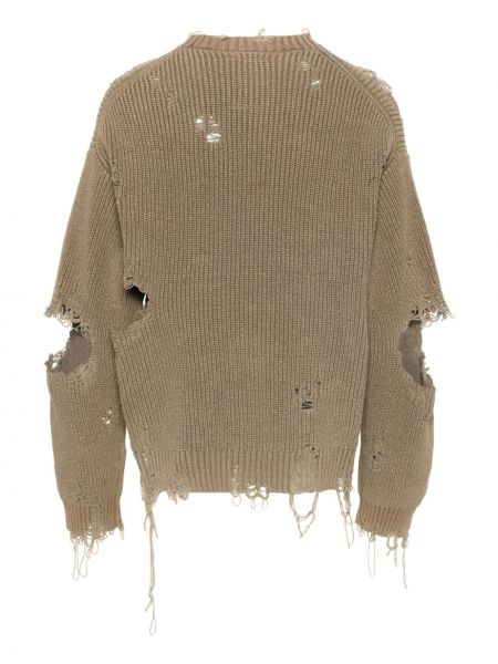 Distressed pullover aus baumwoll Maison Mihara Yasuhiro