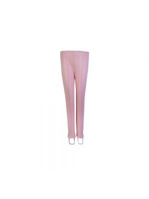 Pantalones de viscosa Lardini rosa