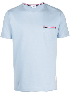 Camiseta con bolsillos Thom Browne azul