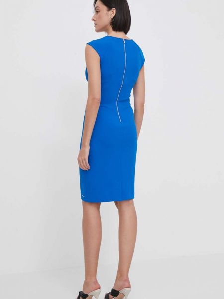 Mini šaty Calvin Klein modré
