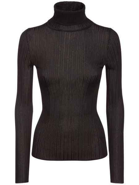 Viskose turtleneck Tom Ford svart