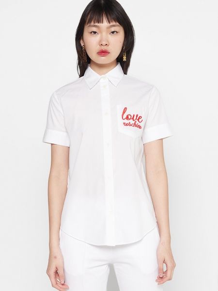 Koszula Love Moschino biała