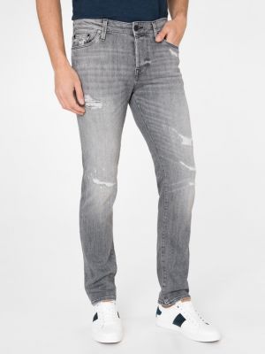 Skinny jeans Jack & Jones grau
