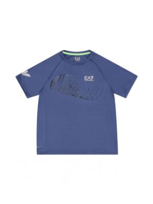 T-shirt de sport Ea7 bleu