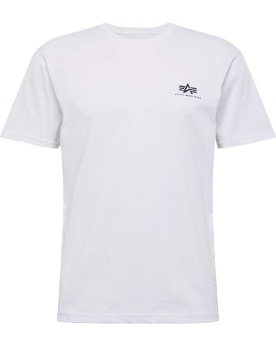 Βασικό μπλουζάκι Alpha Industries λευκό