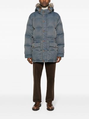 Dygsniuotas paltas su gobtuvu Ralph Lauren Rrl