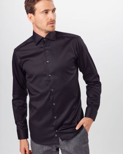 Camicia Eton nero
