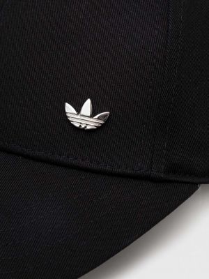 Pamučna kapa Adidas Originals crna
