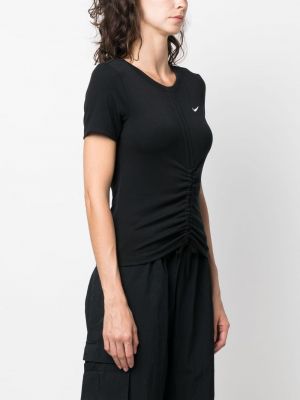 Haftowana koszulka Nike czarna