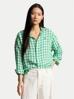 Košile relaxed fit Polo Ralph Lauren zelená