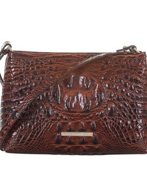 Кожаная сумка Brahmin коричневая