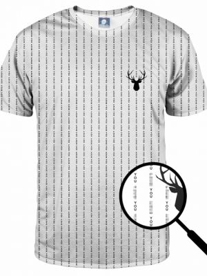 T-krekls Aloha From Deer pelēks
