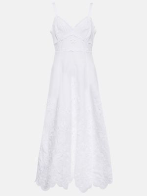 Sukienka midi bawełniana Dolce&gabbana biała