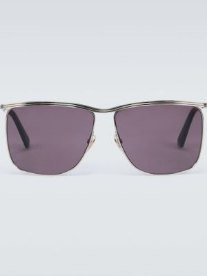 Kwadratowe okulary przeciwsłoneczne Gucci - fioletowy