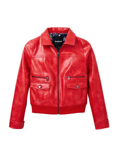 Prijelazna jakna Desigual crvena