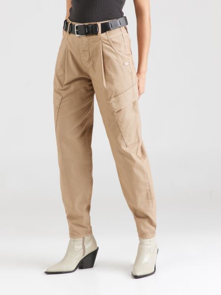 Pantaloni plissettati Gang marrone