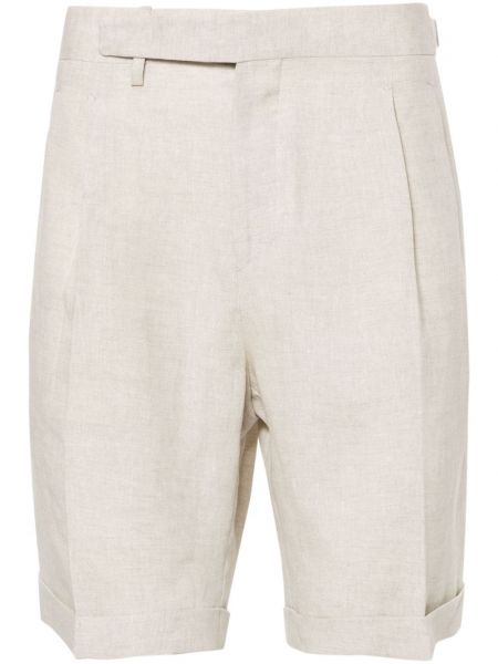 Pantaloni scurți de in Briglia 1949 bej