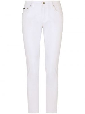 Jeans skinny slim Dolce & Gabbana blanc