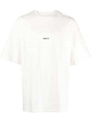 T-shirt di cotone Oamc bianco