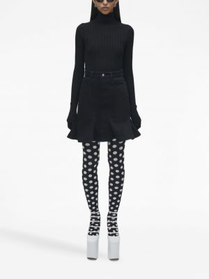 Spódnica bawełniana Marc Jacobs czarna