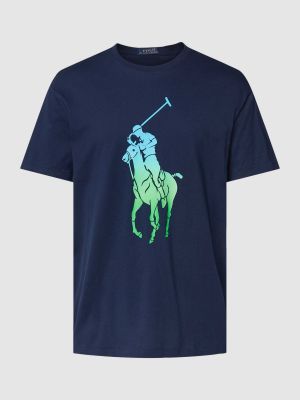Koszulka bawełniana Polo Ralph Lauren niebieska