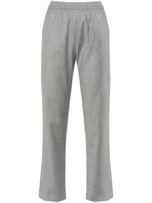 Ravne hlače Ermanno Scervino siva
