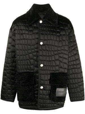 Παλτό Versace μαύρο
