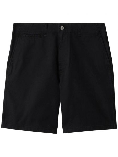 Pamučne bermuda kratke hlače Burberry crna