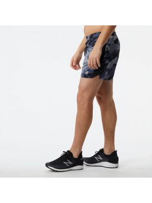 Shorts mit print New Balance grau