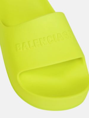 Półbuty na platformie Balenciaga żółte