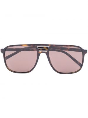 Överdimensionerad glasögon Dolce & Gabbana Eyewear brun