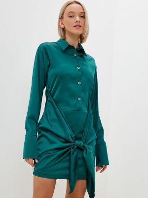 Платье-рубашка Goldrai зеленое