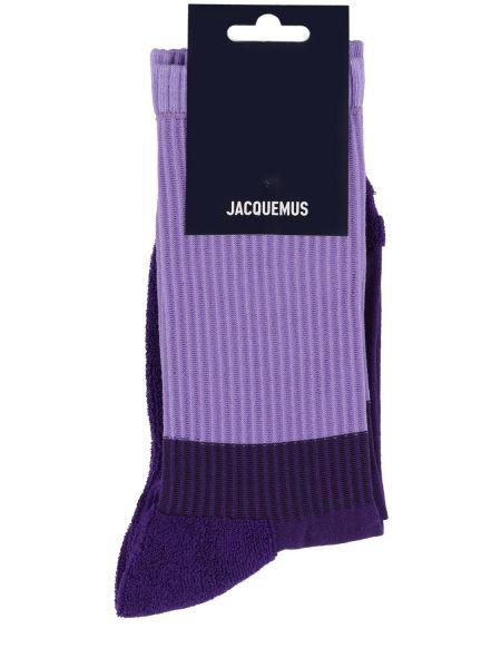 Чорапи Jacquemus виолетово