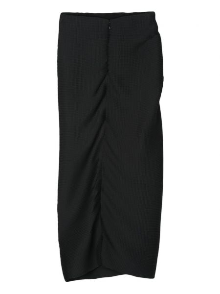 Drapované sukně Del Core černé