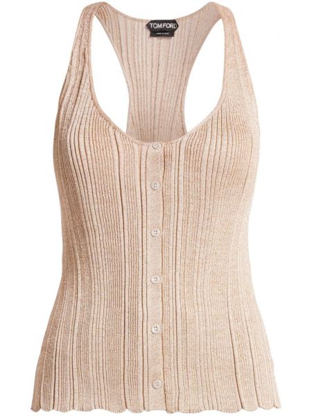 Tank top Tom Ford beżowy