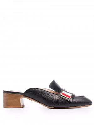 Stripete mules Thom Browne svart