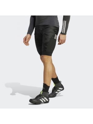 Pantalon de sport à motif mélangé Adidas Performance noir