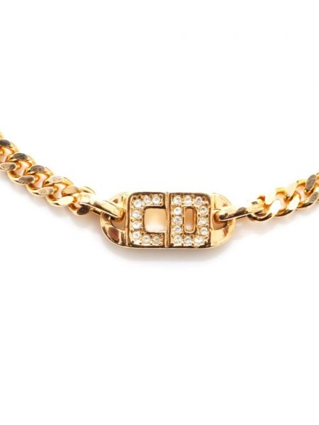 Pozlacený přívěsek Christian Dior Pre-owned zlatý