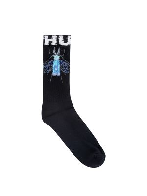 Calcetines de algodón Hugo negro