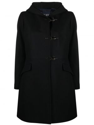 Hette duffle coat Fay svart