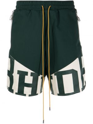 Trykt shorts Rhude grønn