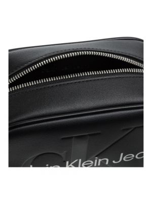 Bolso cruzado con cremallera Calvin Klein Jeans negro