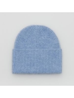 Dzianinowa czapka Reserved niebieska